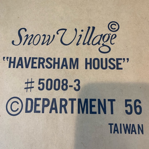 Snow Village - Haversham House (In original box) - Picture 2 of 4